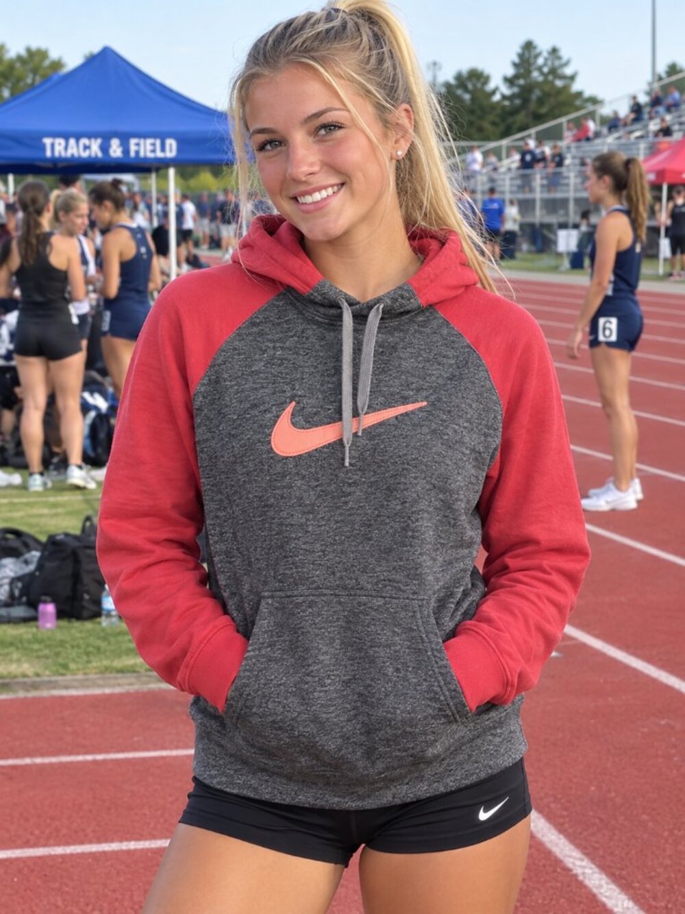 Ladies Nike Hoodie - MEDIUM